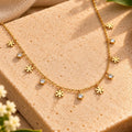 Snowflake Multicharm Necklace | 18K Gold Plating